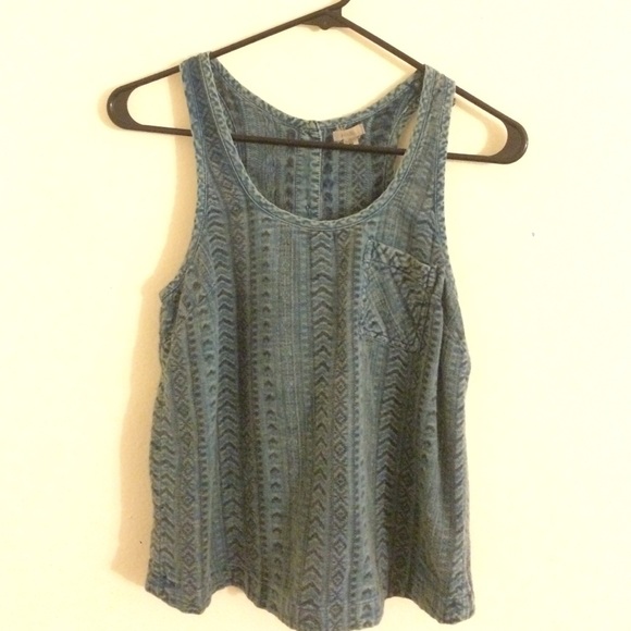 Urban Outfitters denim tank