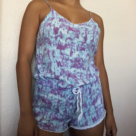 Blue and Purple romper/ jumper