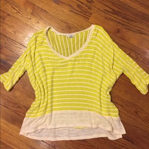 Splendid Oversized Knit Stripe Pullover Sweater Splendid Oversized Knit Stripe Pullover Sweater