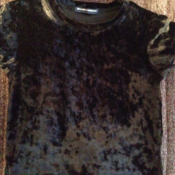 Velvet brandy Melville top (cropped) - Picture 1 of 2