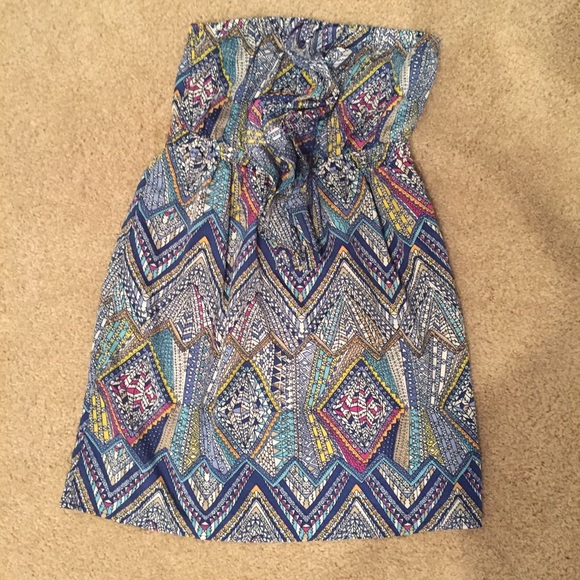 Lush strapless dress