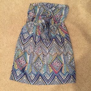 Lush strapless dress