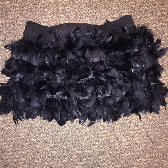 Beautiful feathered skirt