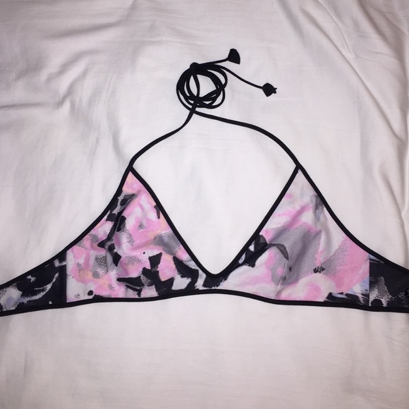 reversible lululemon floral swimsuit top.