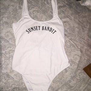 One piece bathing suit from pacsun