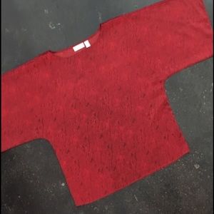 Chico's Simple Sheen RedTop NWOT size 1 fits 1.5&2