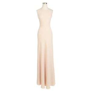 J. Crew Carly Long Dress in Champagne