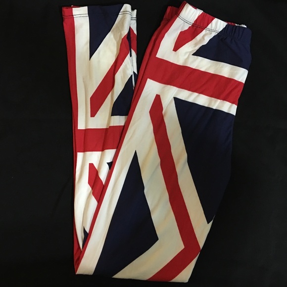 U.K. London, British flag leggings size S
