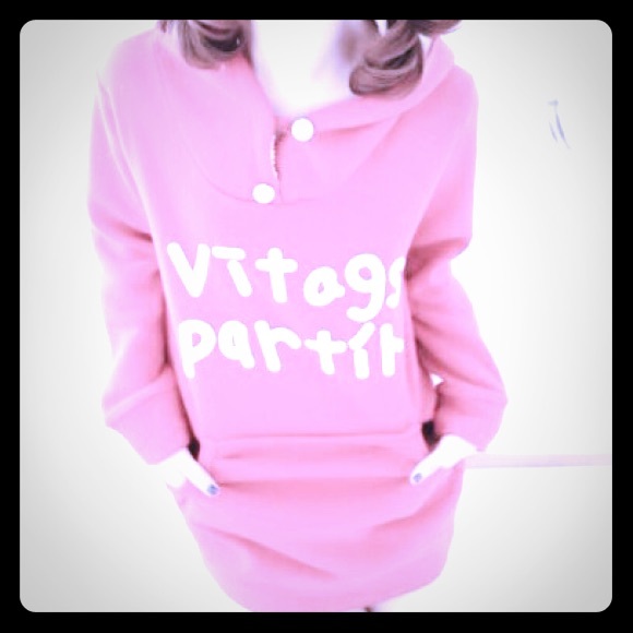 New Printed Long Sleeve Hooded Coat