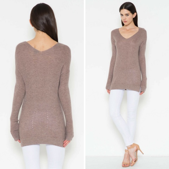 ‼️LAST-1‼️🎉HOST PICK🎉 V-Neck Basic Sweater - Picture 3 of 3