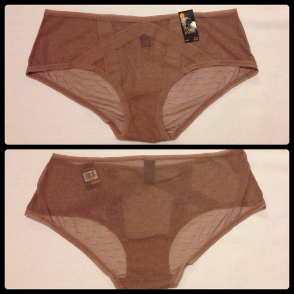 NWT Truth or Dare by Madonna lt. brown panties S
