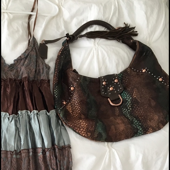 Guess handbag (leather/snakeskin)