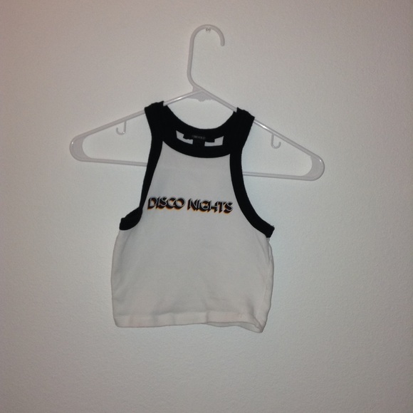 Disco nights crop top
