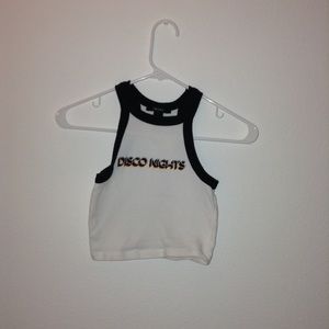 Disco nights crop top