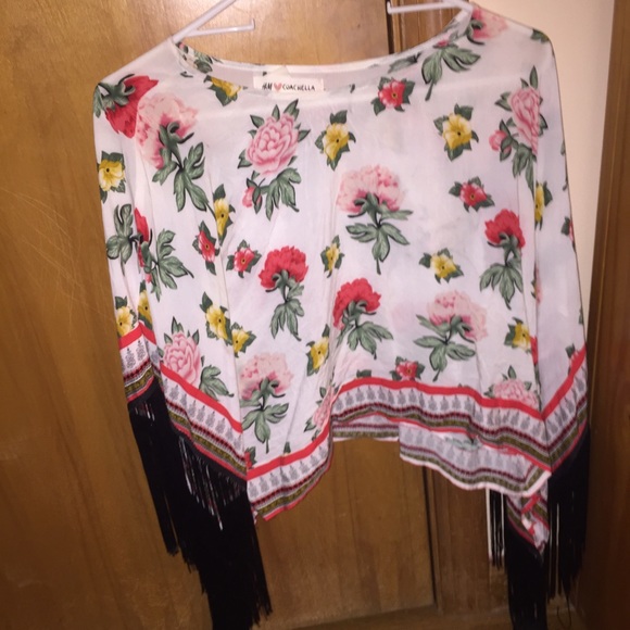 HM Love Coachella Fringe Top