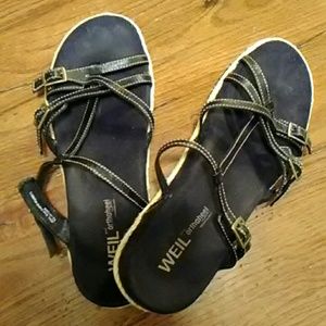 Dr. Weil with Orthaheel Zeal Slide Sandals
