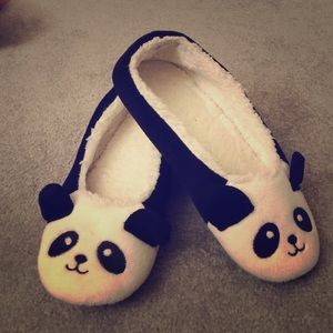 Cute panda slippers