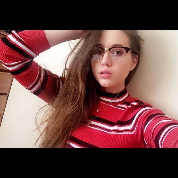 Red Striped Sweater
