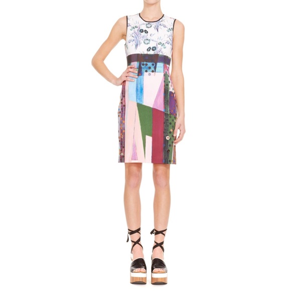 🎈Clover Canyon Nouveau Facade Dress in Multi - Picture 1 of 4
