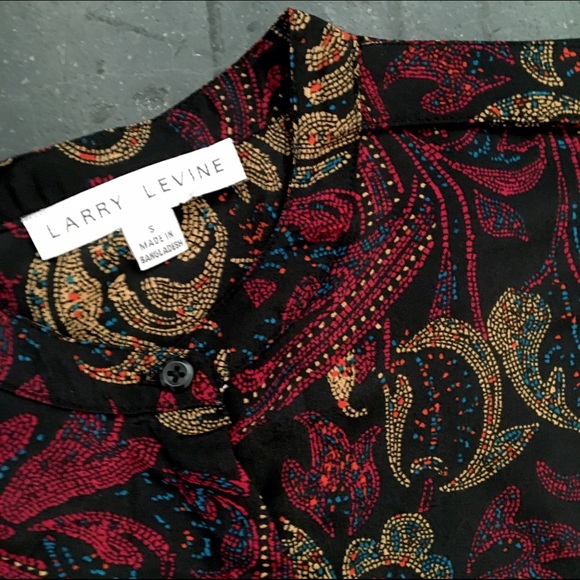 Larry Levine Button Down Shirt NWOT size Sm