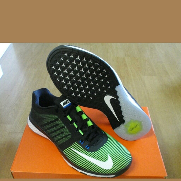 Nike Zoom Speed TR3 Black Green White Sz 11 Mens - Picture 2 of 3