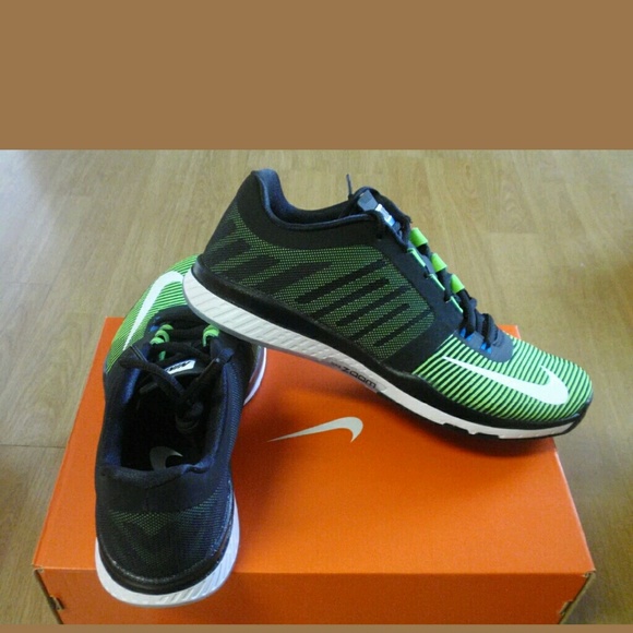 Nike Zoom Speed TR3 Black Green White Sz 11 Mens - Picture 3 of 3