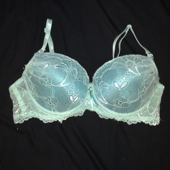 Padded blue bra size 36 B - Picture 1 of 4