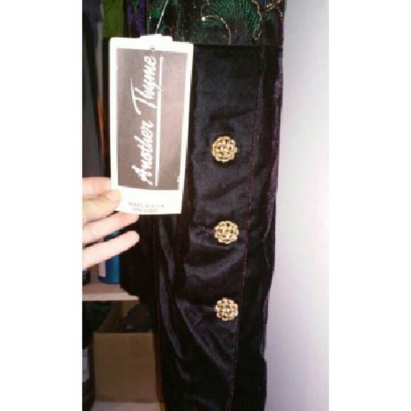 VINTAGE | VELVET DRESS - Picture 4 of 4