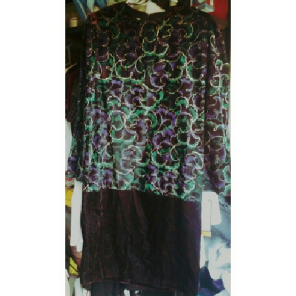 VINTAGE | VELVET DRESS