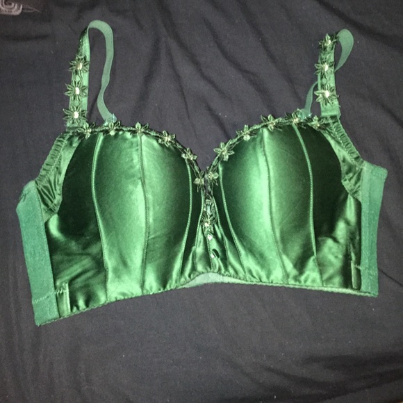 Green full coverage bra size 36B - Picture 1 of 4