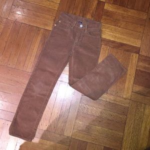 Gap kids rust color corduroy pants
