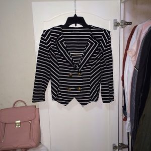 Striped blazer