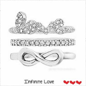 BN💕 Infinite Love Ring Set by Premier Designs