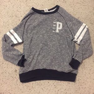 Grey PINK Crewneck
