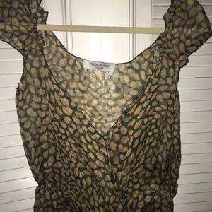 YSL Yves Saint Laurent Wrap Blouse