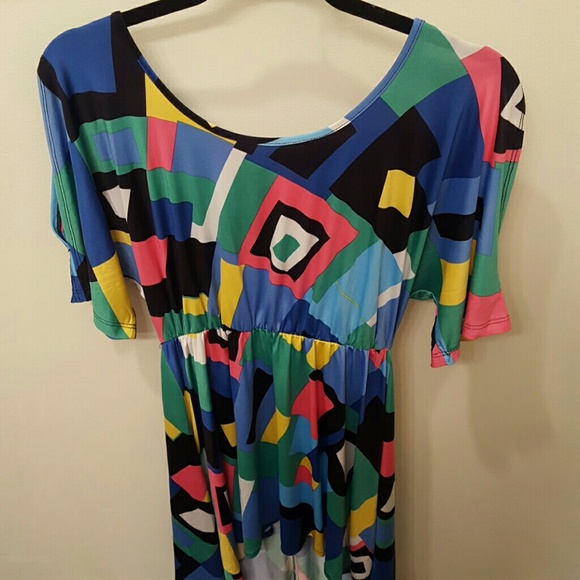 Multi colored party dress
