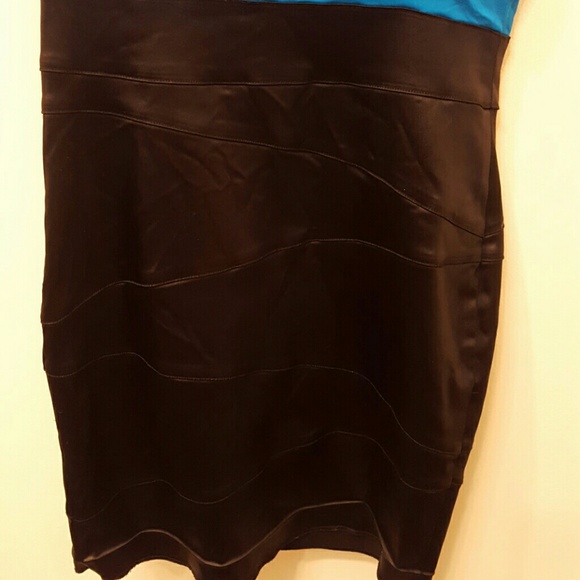 BEBE One Shoulder Cocktail Dress - Picture 3 of 3