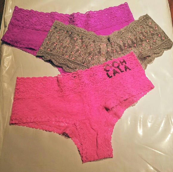 Victoria Secert- Lace Pantie Thong Bundle