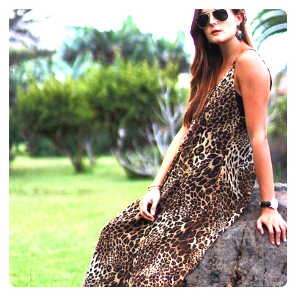 Leopard cover-up/dress
