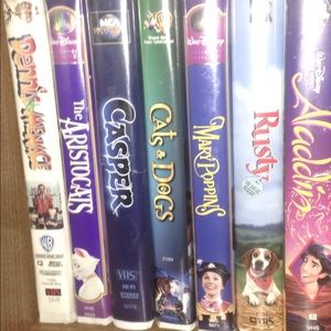 Vhs- mainly Disney