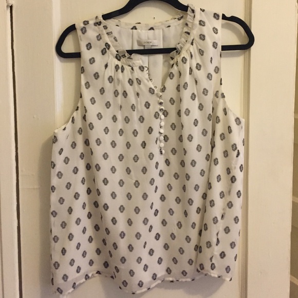 Jcrew size 12 medallion print blouse