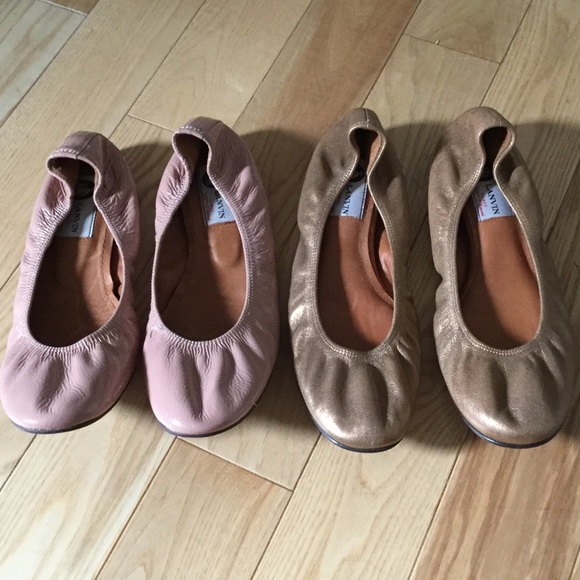 Two pair of Lanvin Flats - Picture 1 of 4