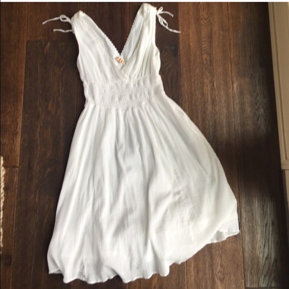 Anthropologie White Sundress