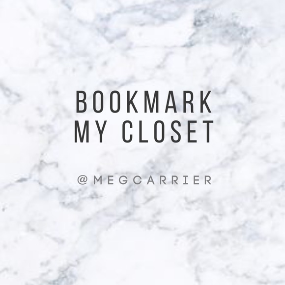 Like this listing to bookmark my closet!