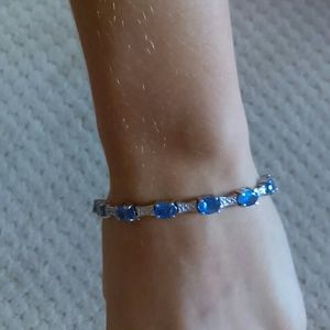 Classic amethyst tennis bracelet