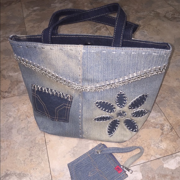 Denim purse