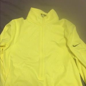 Nike half zip warm up jacket.