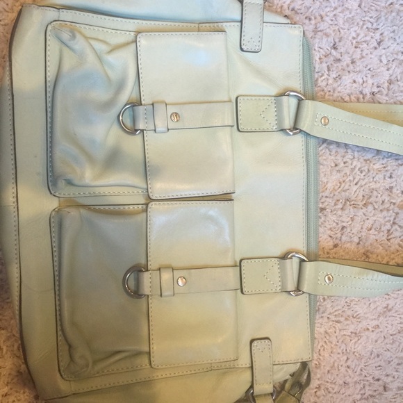 Fossil Leather Handbag