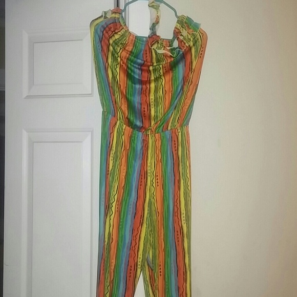 Colorful swim suit cover