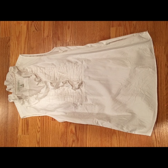 Banana Republic Ruffle Sleeveless Top